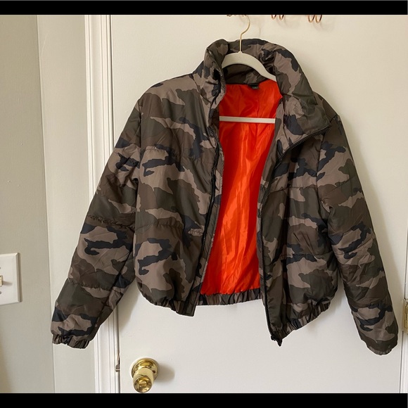 Coats | Camo Bomber Jacket | Poshmark